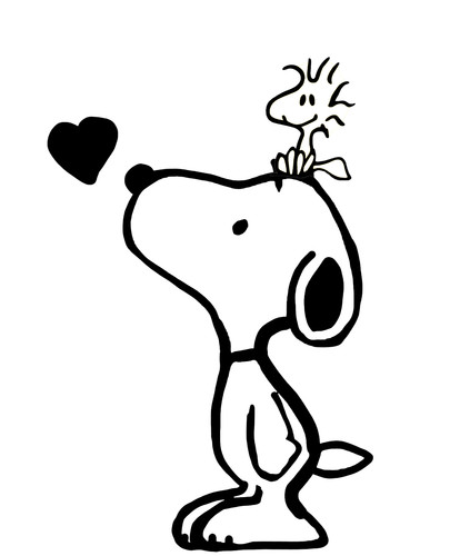 Snoopy wood peanuts aufkleber - peanuts,