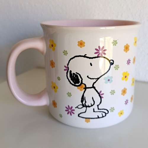 Peanuts snoopy tasse blumen - peanuts,