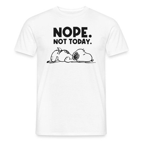 Peanuts snoopy nope not - snoopy,
