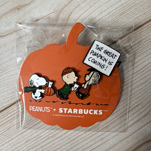 Starbucks peanuts pin - peanuts,