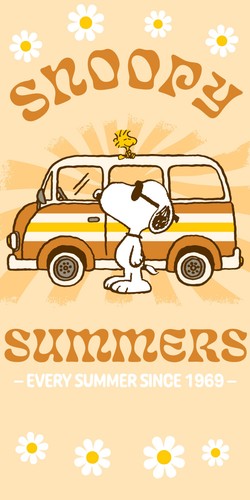Snoopy peanuts badetuch - snoopy,