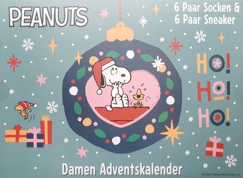 Socken adventskalender peanuts - socken,