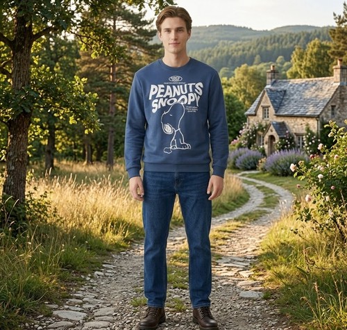 Peanuts snoopy pullover herren - peanuts,