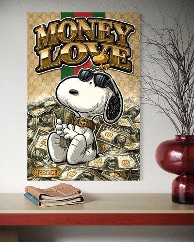 Snoopy leinwand bild woodstock - snoopy,