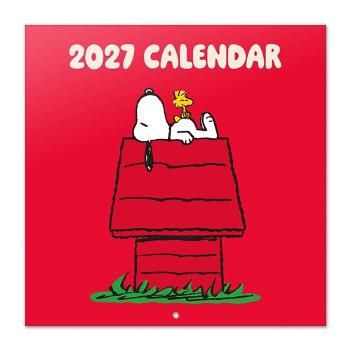 Peanuts snoopy kalender 2027 - snoopy,