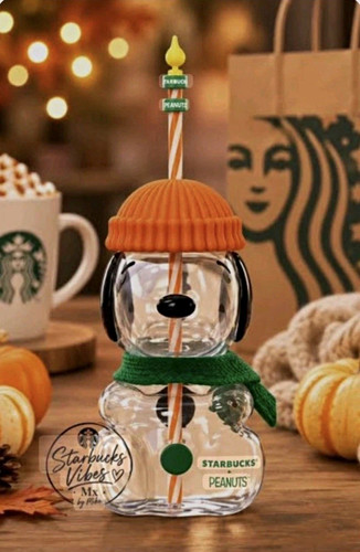 Starbucks peanuts snoopy - starbucks, x